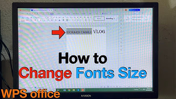 How to Change Fonts Size in WPS OFFICE Document