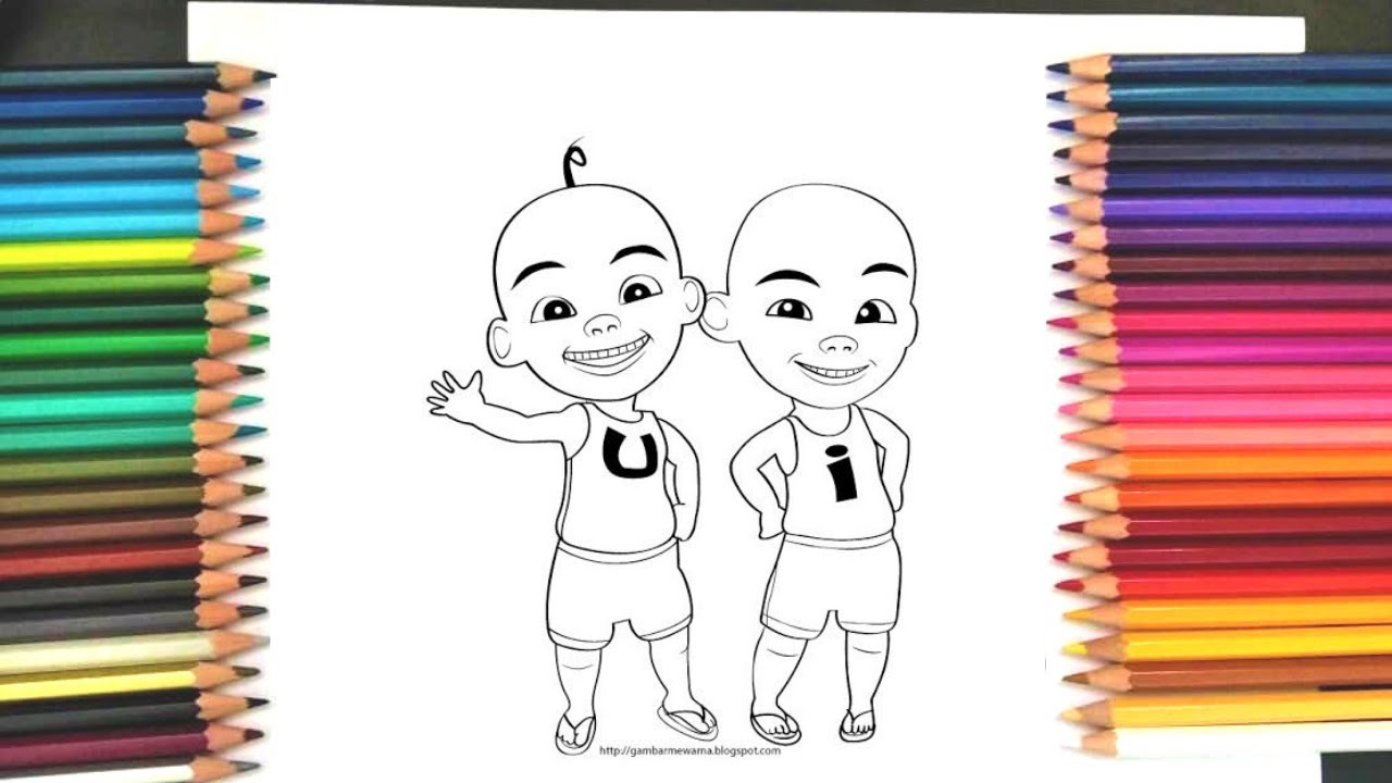 Colouring Upin Ipin Colouring Is Fun For Kids Mewarna Upin Ipin Youtube