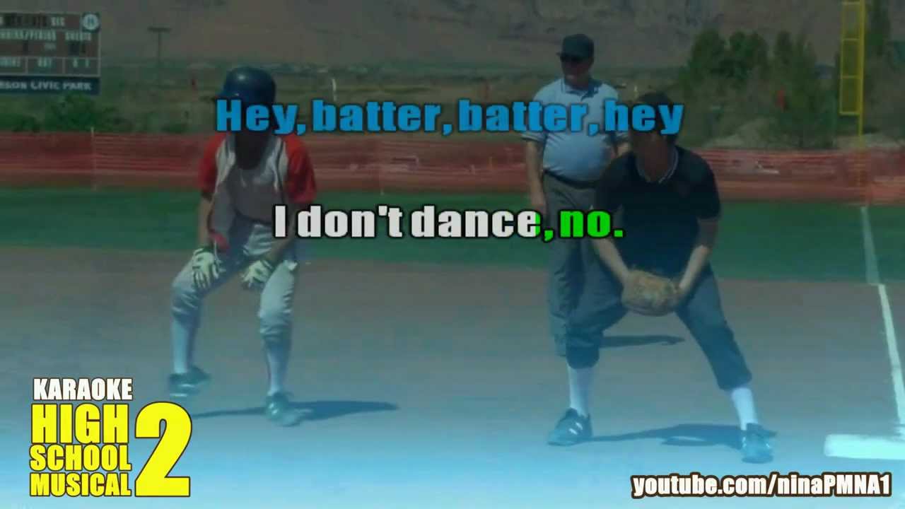 KARAOKE I Don't Dance - High School Musical 2
