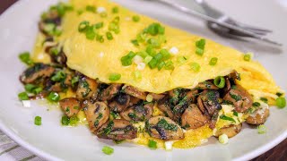 How to make a PERFECT Mushroom Omelette