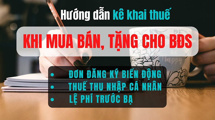 Cách ghi to khai thuế thu nhập cá nhân