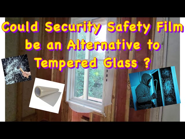 Safety Film For Building Codes Instead Of Tempered Glass - Window