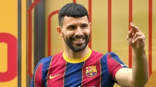 Todos los goles del kun agüero en el barcelona