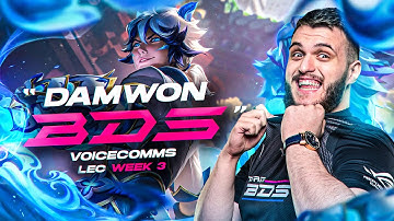 DAMWON BDS?! OUR VERY FIRST LEC 2-0 WEEK! - #LEC 2022 VOICE COMMS WEEK 3