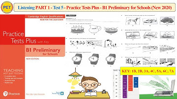 Practice Test Plus B1 Preliminary for Schools - Listening Part 1 Test 5 (2020 + Transcript + Key)