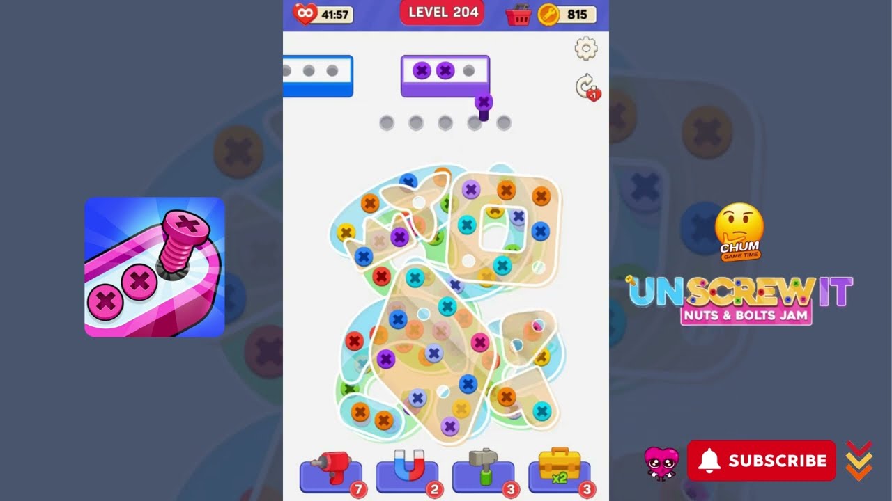 Screw Out: Jam Puzzle - Level 204 - Gameplay walkthrough - YouTube