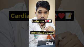 cardiac cycle in 1 minute 😱..#cardiac #cardiology #content #cardiaccycle # youtube