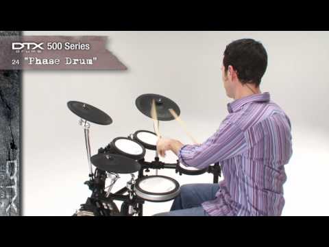 DTX500 Series Preset drum kits