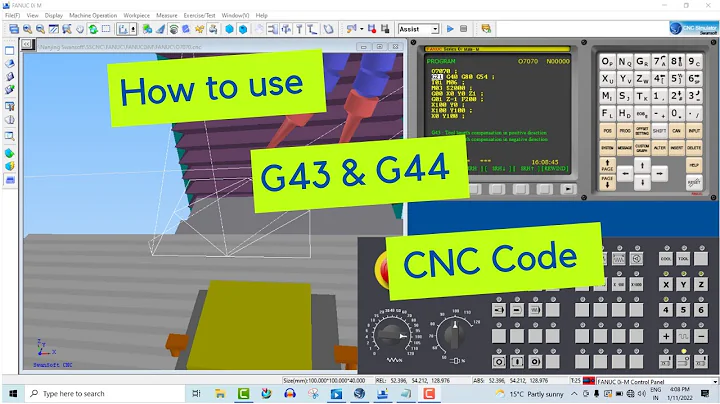 tool length compensation | g43 cnc code | g44 cnc code | g49 cnc code | vmc programming |