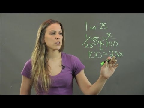 How to Convert 1-in-X Odds to a Percentage : Math Instruction