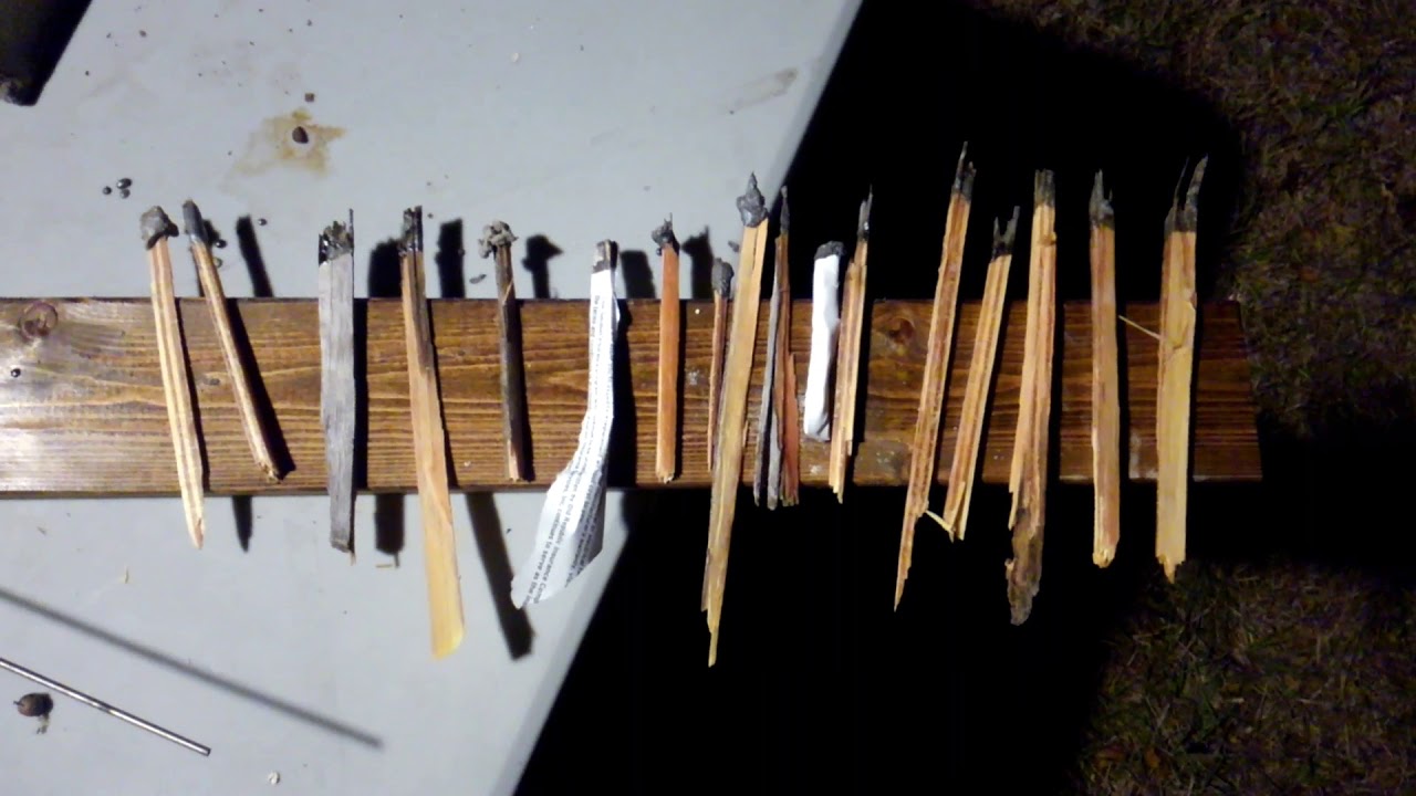 Sulfur match made with paper YouTube