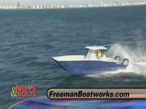 freeman 33 power catamaran - nuts & bolts product showcase