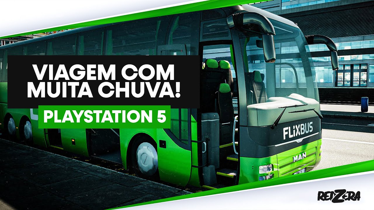MUITA CHUVA! | FERNBUS: Coach simulator | Playstation 5 