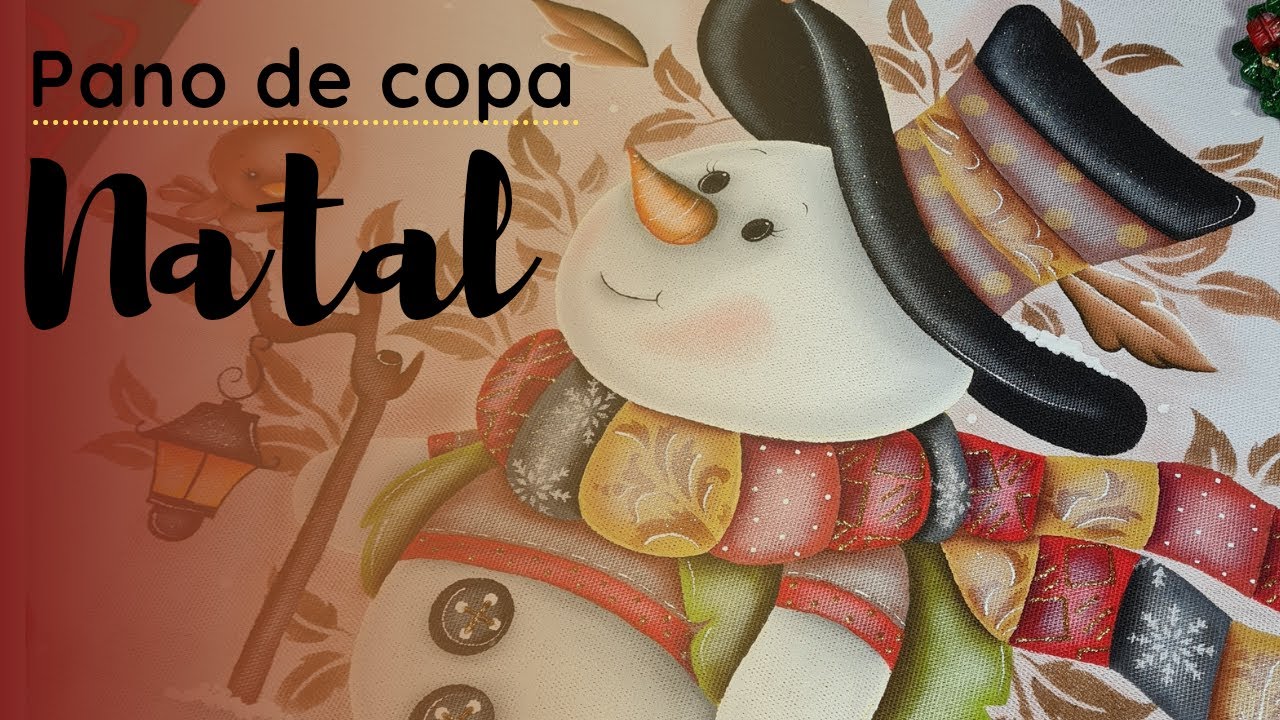 #31 COMO PINTAR PANO DE COPA DE NATAL