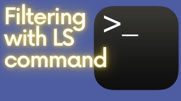 MAC OS Command line: Filtering with LS command