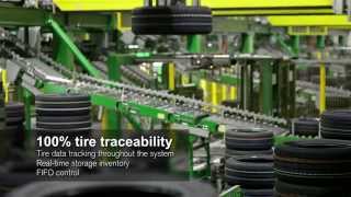 CIMCORP solution for sorting and palletizing of finished tires