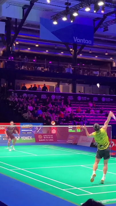 Chou tien chen vs Jonathan Christie🏸🔥 #badminton #badmintonplayer #badmintonlovers