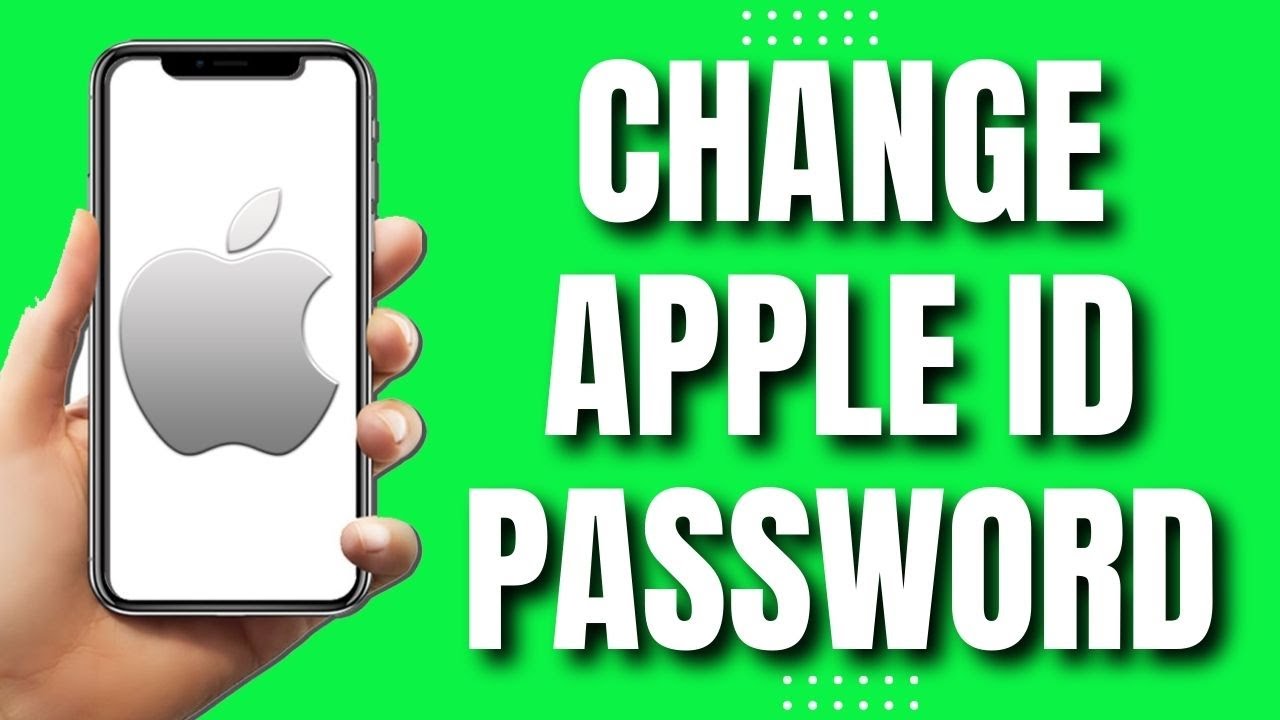 How to Change Apple ID Password On Your iPhone (2023) - YouTube