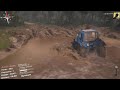 SpinTires трактор в грязи