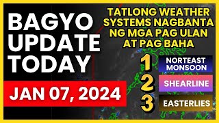 May LPA Bagyo Update Today Jan 07, 2024 | Typhoon Update Today | PAGASA WEATHER UPDATE