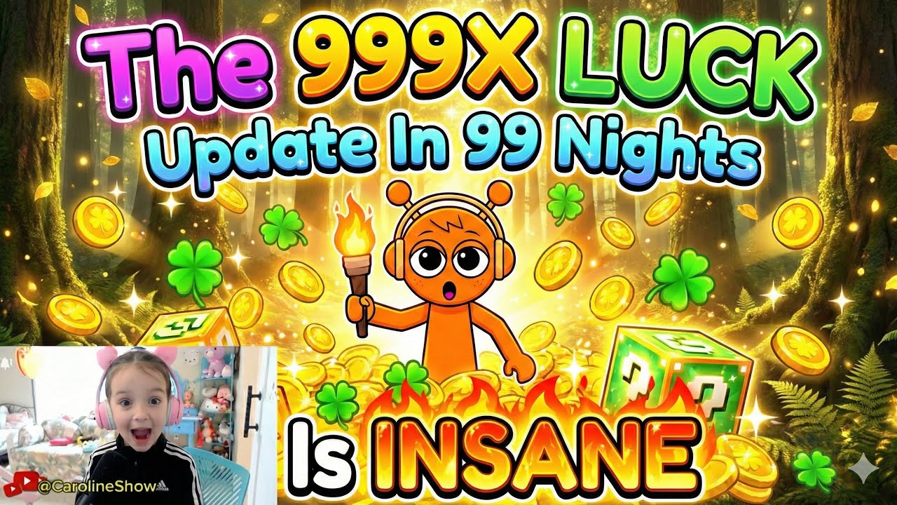 The 999X LUCK Update In 99 Nights Is INSANE - YouTube