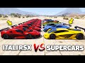 GTA 5 Online: ITALI RSX VS 11 FASTEST SUPERCARS (WHICH IS FASTEST?) | DRAG RACE