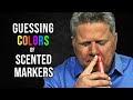 Blind Man Guesses the Colors of Scented Markers