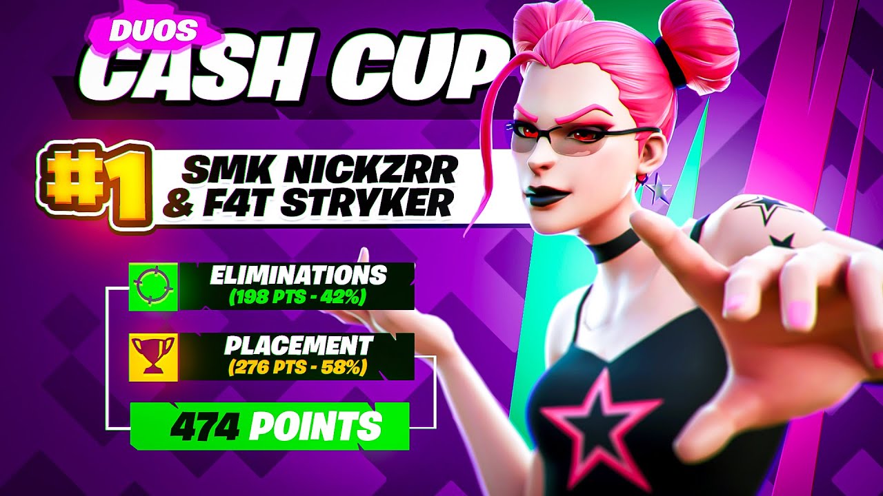 1ST CASH CUP DUOS 🏆😈 + BEST CONFIGS 2024