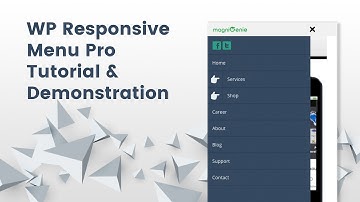 WP Responsive Menu Pro Tutorial & Demonstration