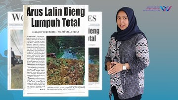 Warta Media | Longsor, Arus Jalan Dieng Lumpuh Total