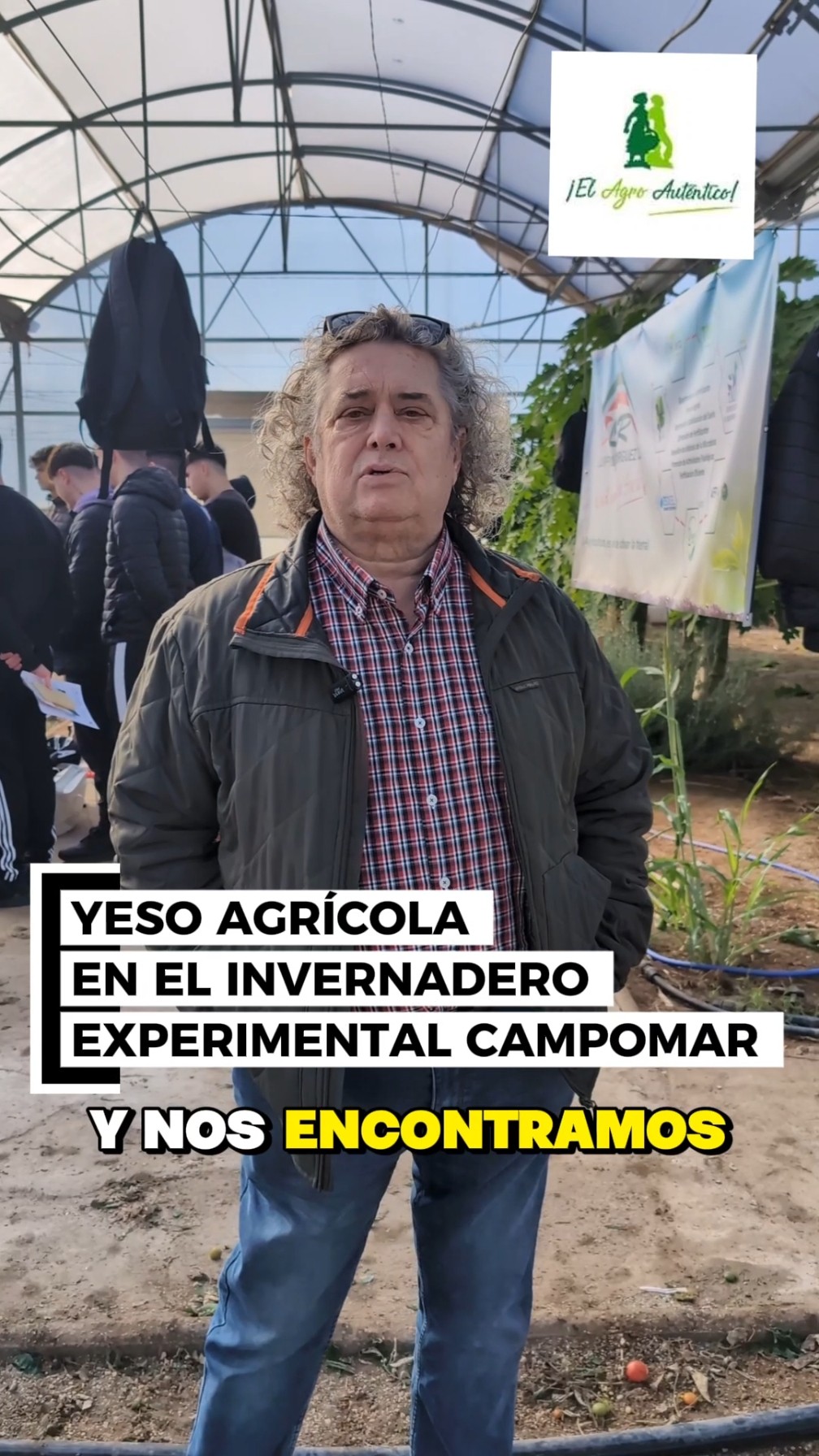Yeso agrícola en el invernadero experimental de EFA Campomar