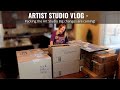 Packing up an Art Studio and Moving an Encaustic Art Studio