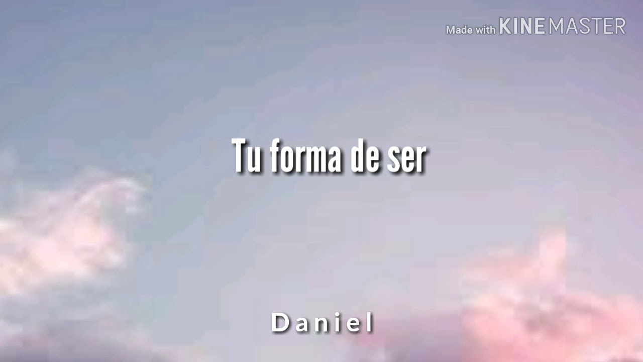 Tu forma de ser - Los auténticos decadentes (LETRA) - YouTube