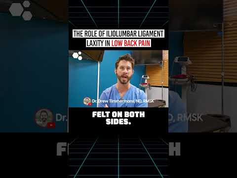 رباط ایلیولومبار و کمردرد