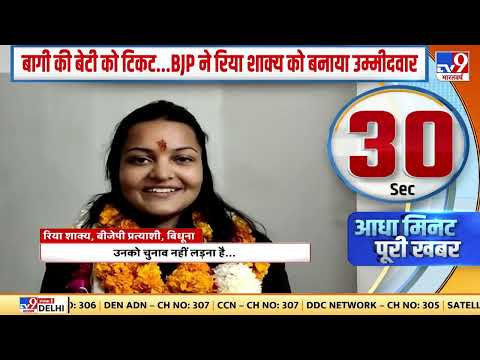 बागी की बेटी को टिकट, BJP ने Riya Shakya को बनाया उम्मीदवार