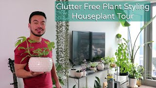 Houseplant Styling and Indoor Plant Collection Tour | Clutter Free Small Space