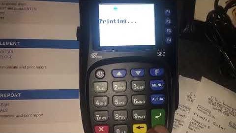 How to reprint a receipt   "PAX S80"