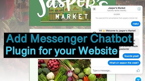 How to add Facebook Messenger Chat plugin in your website?