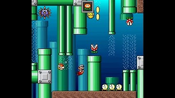 SMW Custom Music - Mega Man 2 - Bubble Man