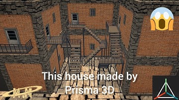 How to make house in Prisma 3D | M.M ANIMATION STUDIO | #prisma3d