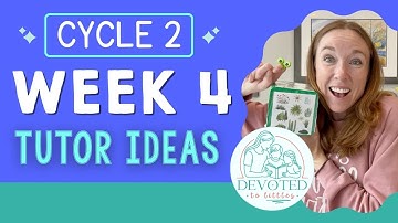 Cycle 2 Week 4 Tutor and Memory Work Ideas for Classical Homeschooling
