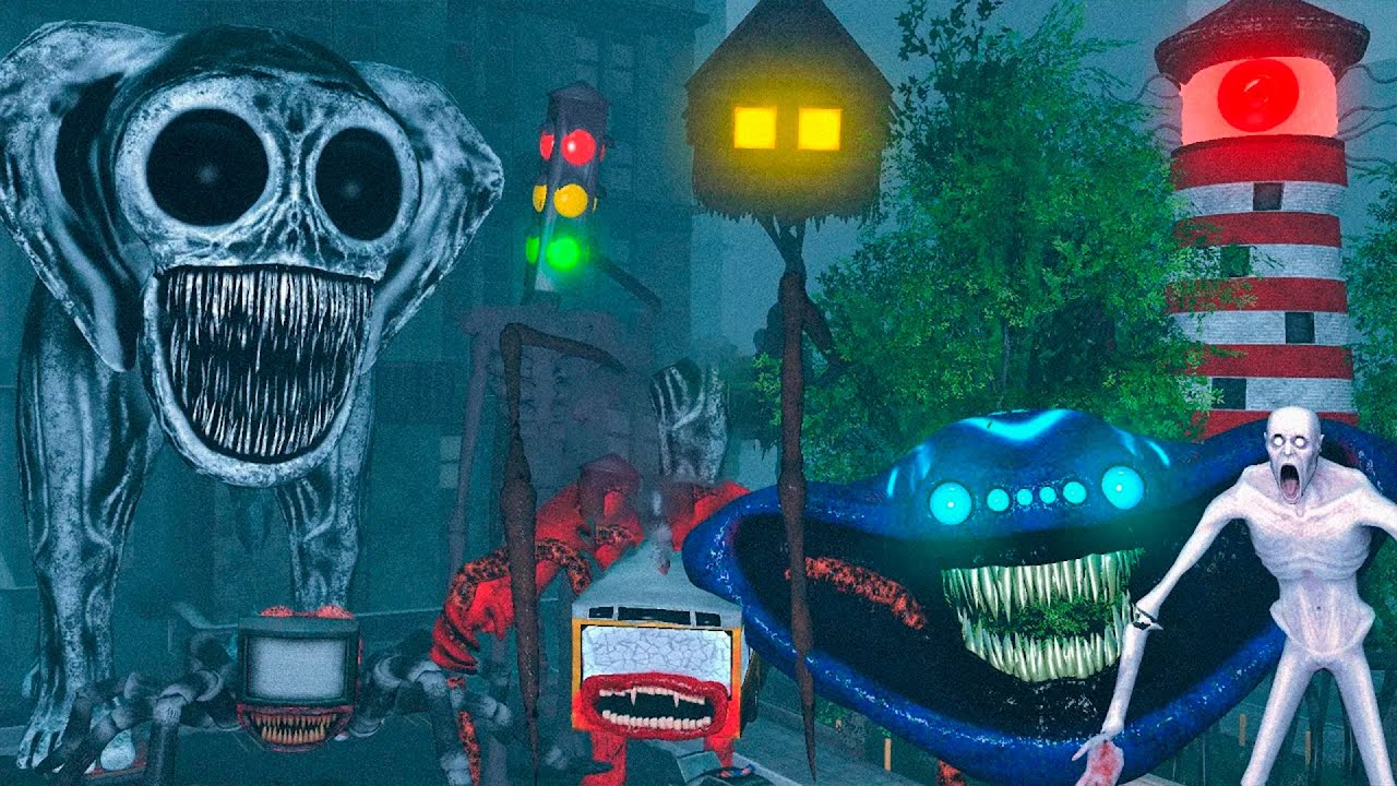 EVERYTHING EVOLUTION INTO CREATURES AND HUNTED ME DOWN IN THE CITY! ZOONOMALY, HOUSE HEAD