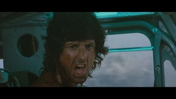 Rambo: First Blood Part II (1985) - Rambo attacks prison camp