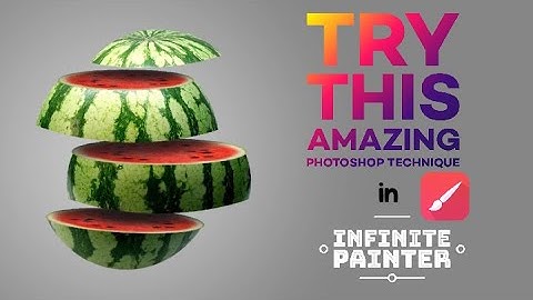 Photo manipulation technique in infinite painter|infinite painter tricks|photo manipulation