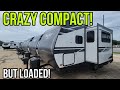 Crazy Small but loaded Travel Trailer RV! Grand Design Imagine 17MKE