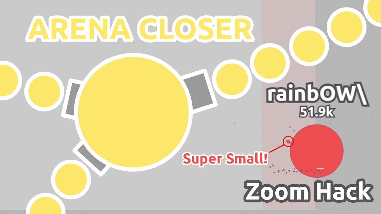 I AM AN ARENA CLOSER! ARENA CLOSER HACK? ZOOM HACK? (Diep.io TDM