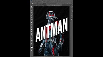 ⚡Text Behind Object in Photoshop #shorts #photoshop