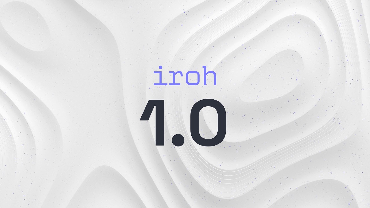Logotipo da Iroh em roxo com as palavras 'Iroh' e 'Dial Keys, not IPs'