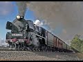 VINTAGE HIGH SPEED STEAM TRAIN - Steamrail Victoria&#39;s Eureka Express
