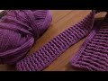 Tığişi lastik örgü nasıl yapılır & Crochet lessons